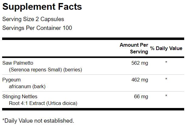 Complesso a base di erbe per la prostata 1090 mg - 200 capsule