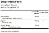 Complesso a base di erbe per la prostata 1090 mg - 200 capsule