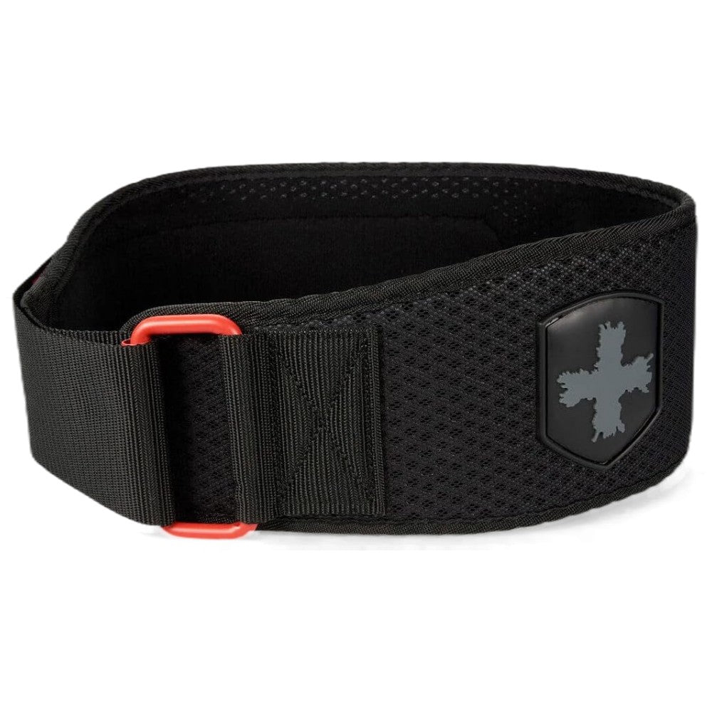 Cintura da allenamento da uomo/Cintura Hex Core 12 cm - Rosso - 12 cm