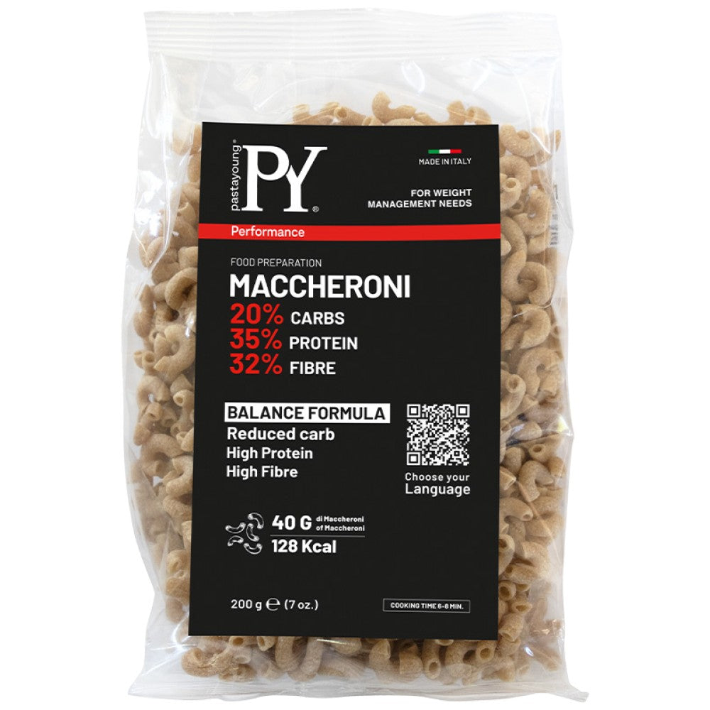 Alto contenuto proteico 35% - Ridotto contenuto di carboidrati | Maccheroni - 200 grammi