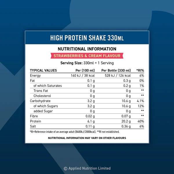 Frullato ad alto contenuto proteico - 330 ml