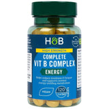 Alta resistenza | Complesso completo di vitamina B - 120 compresse