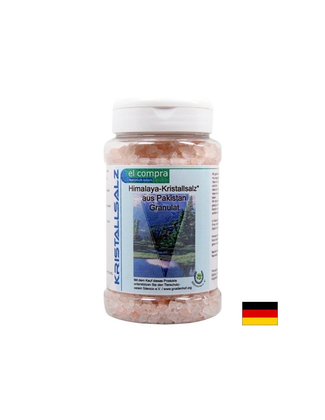 Himalaya Kristallsalz aus Pakistan Granulat - Sale dell'Himalaya dal Pakistan, cristalli grandi 550 g El Compra
