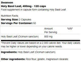 Foglia di Basilico Santo 400 mg 120 capsule