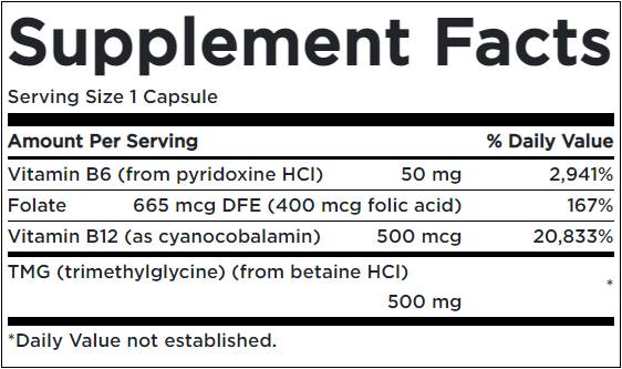 Formula di omocisteina - 120 capsule