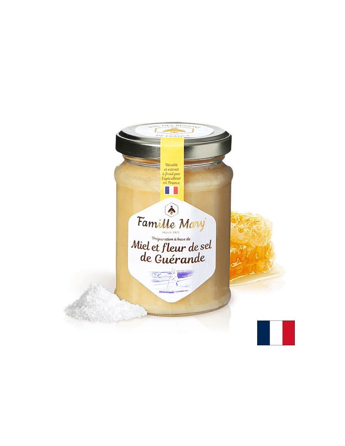 Miele & fleur de sel de Guérande - Miele e sale marino, 230 g