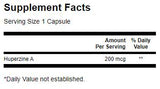 Huperzine A 200 mcg - 30 capsule