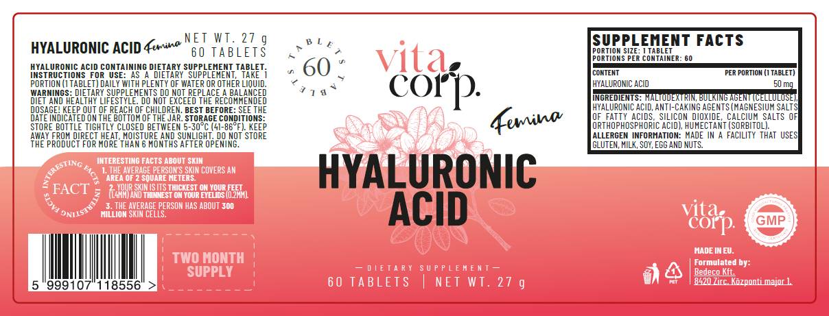 Acido Ialuronico 50 mg - 60 Compresse