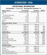 Idratazione+ | Elettroliti & Vitamina in polvere - 240 grammi