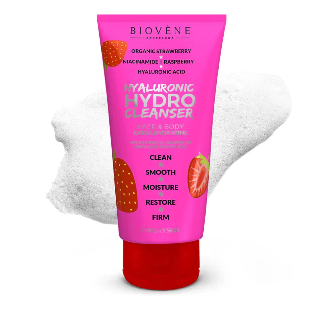 Hydro Cleanser HA – Gel detergente viso e corpo idratante con acido ialuronico 200 ml
