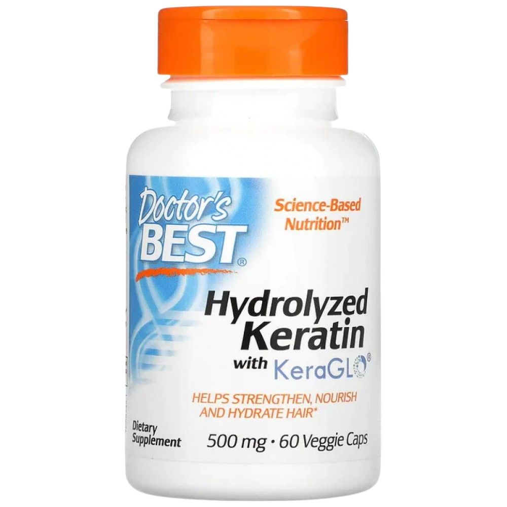 Cheratina idrolizzata 500 mg | con KeraGLO® - 60 capsule