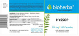 Erba di issopo 330 mg - 100 capsule