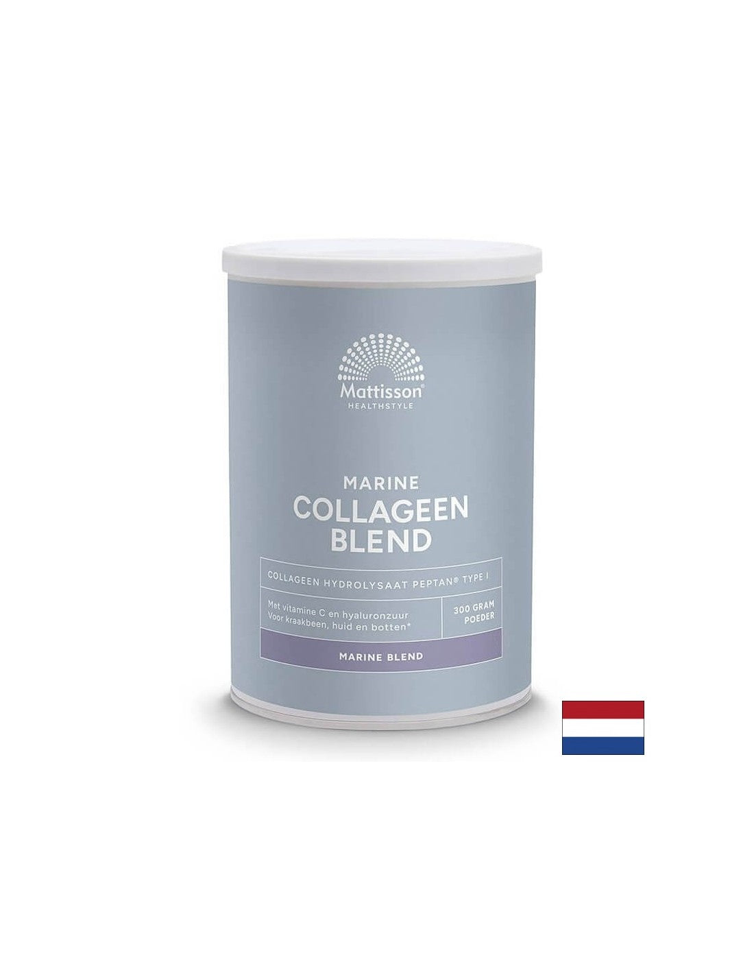 Collagene di pesce di tipo I con vitamina C e acido ialuronico - Marine Collagen Peptan, 300 g