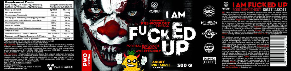 Edizione I am F#CKED UP JOKER - 300 grammi