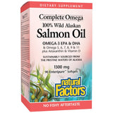 Olio di salmone al 100% olio di salmone selvatico Omega completa - 90 capsule gel