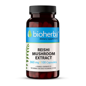 Reishi Mushroom Extract 360 mg - 100 capsules - Nutra Best Europe