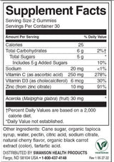 Caramelle gommose Immune Boost con acerola, zinco e vitamina C & D | Ciliegia - 60 Compresse Masticabili