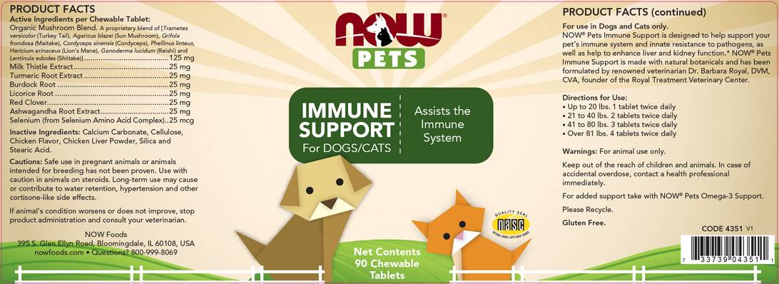 Compresse masticabili per il supporto immunitario | per cani & Gatti [90 Compresse Masticabili]
