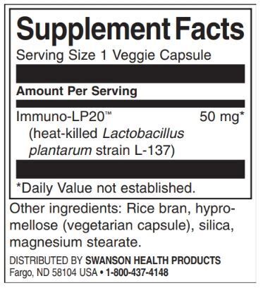 Immunobiotico Immuno-LP20 50 mg - 30 capsule
