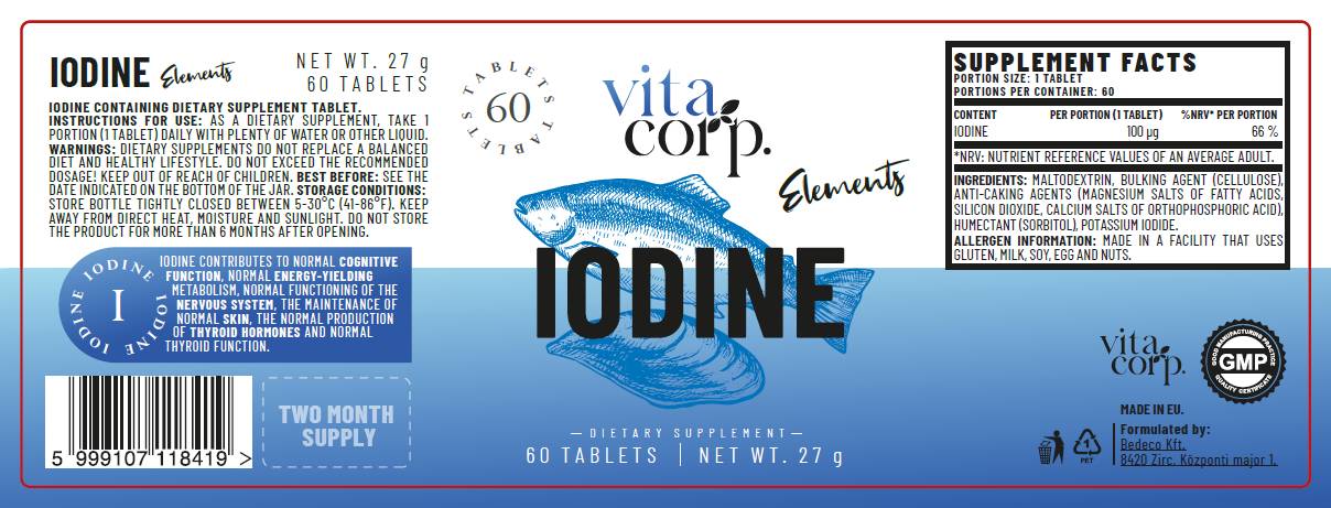 Iodio 100 mcg - 60 Compresse