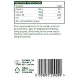 Formula delicata di ferro (bisglicinato di ferro) 14 mg 90 compresse NaturesAid