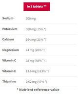 Resistenza sportiva isotonica | Effervescente - 20 compresse solubili