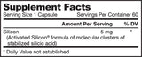 JarroSil® (silicone) 5 mg 60 capsule