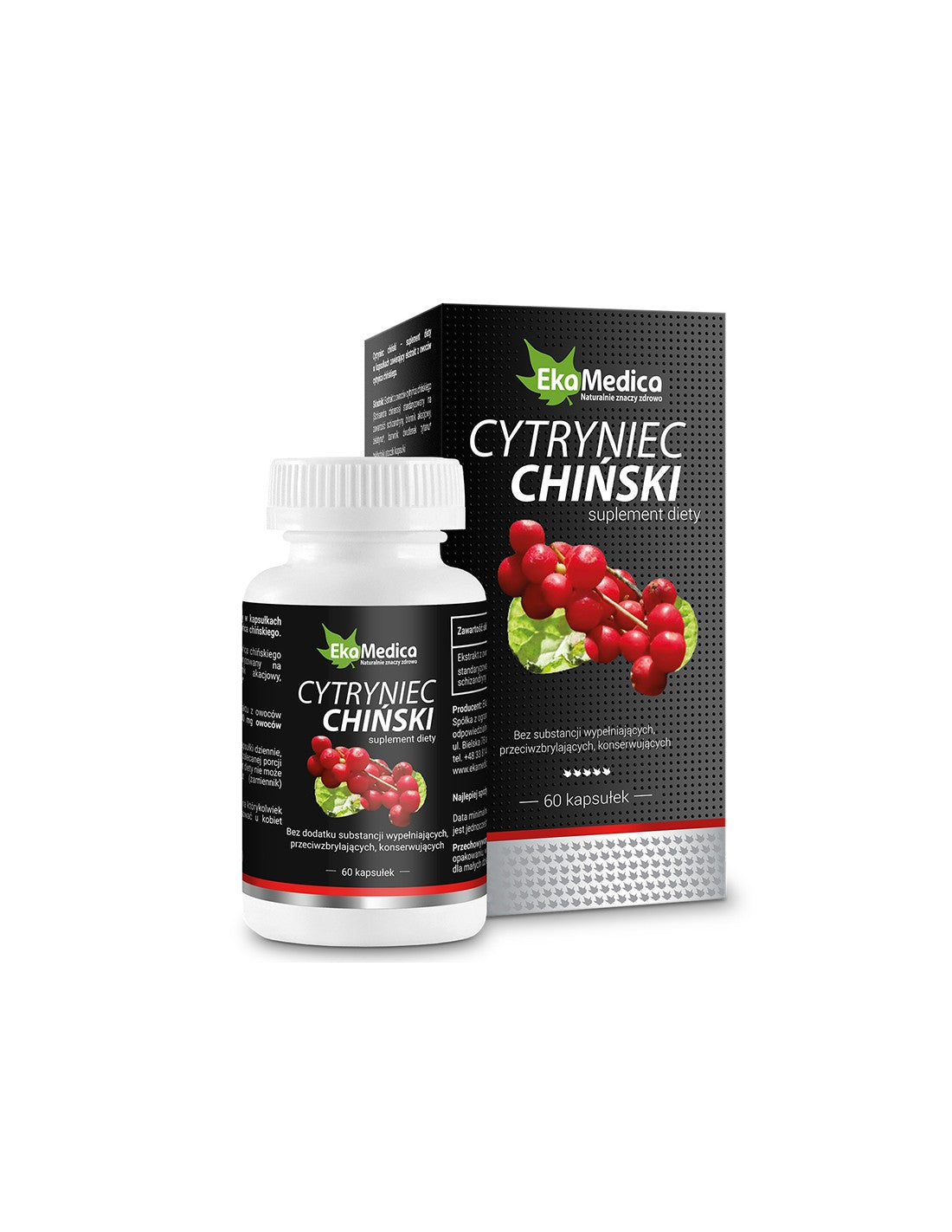 Funzione cardiovascolare e cognitiva - Schizandra (citronella cinese), 60 capsule EkaMedica