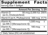 K-Right - Complesso di vitamina K - Vitamina K - 60 capsule molli