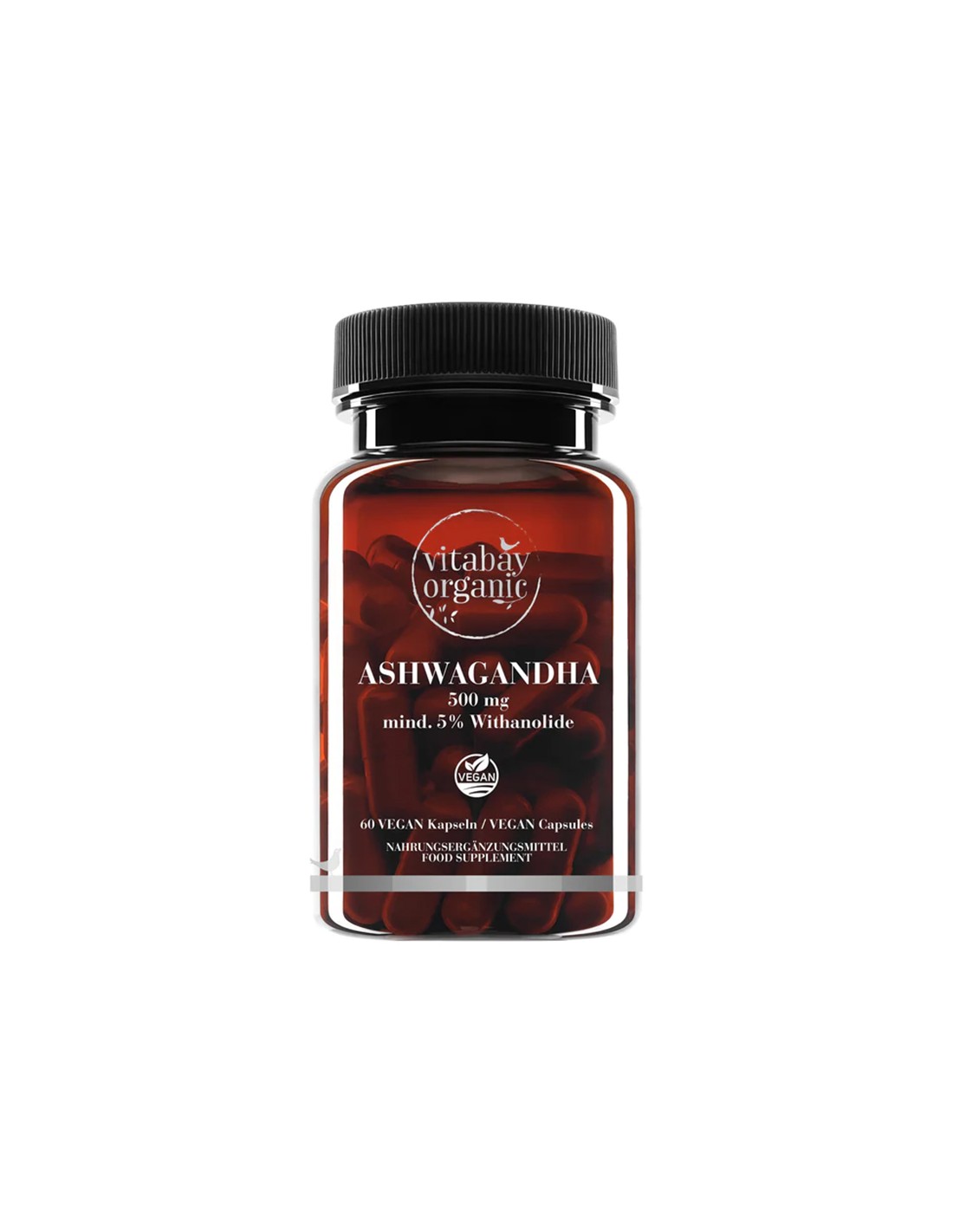 Stress e buon umore - Ashwagandha KSM-66 biologico, 500 mg x 60 capsule