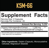 KSM-66® Ashwagandha Biologico 600 mg - 90 capsule