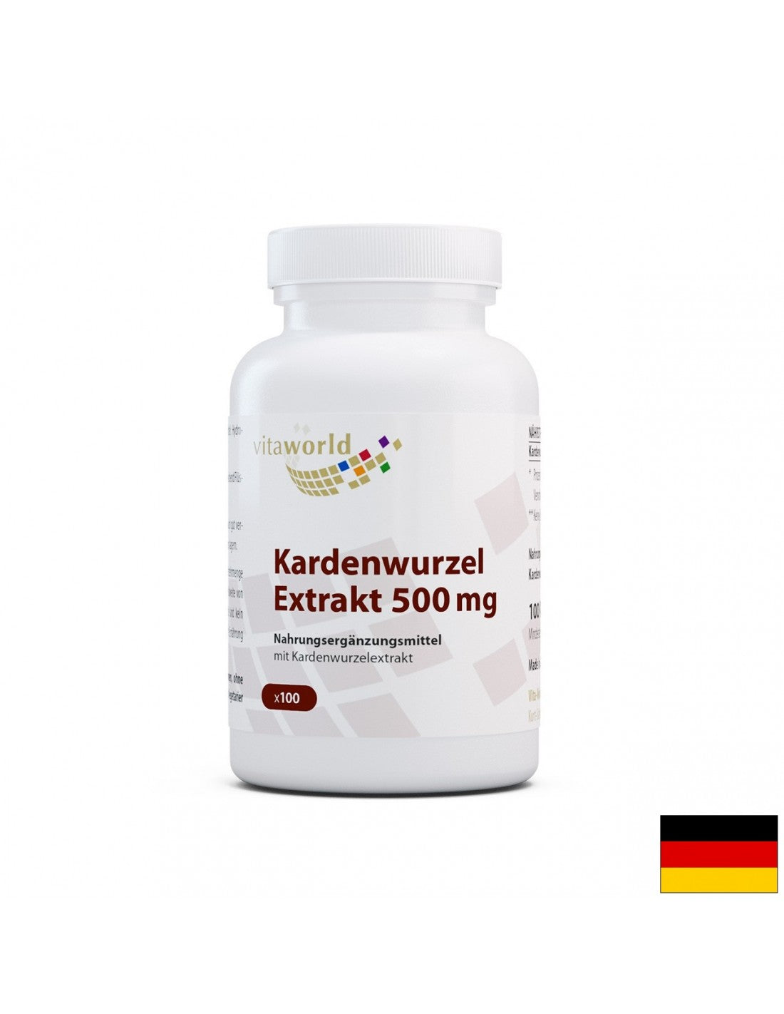 Karden wurzelextrakt/Liquirizia di bosco 500 mg, 100 capsule