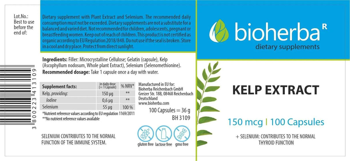 Estratto di alghe 150 mcg - 100 capsule