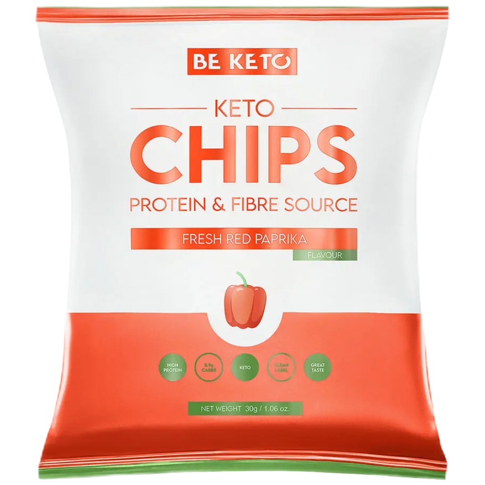Patatine Keto | Paprica rossa fresca - 30 grammi