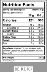 Crema cheto | Nocciola + MCT - 250 grammi