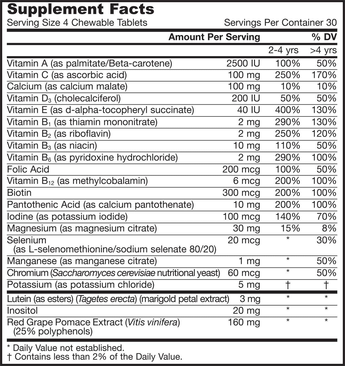 Kid Bear® Kids Multi 120 compresse masticabili