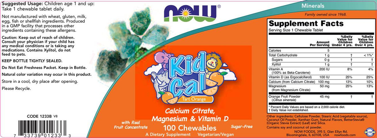 Kid Cal - Mag - 100 Compresse masticabili