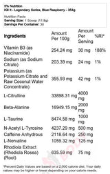Uccidilo | Pre-allenamento leggendario: 354 grammi