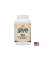 Panax Ginseng coreano - Ginseng coreano, 240 capsule <tc>Double Wood</tc>