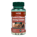 coreano & Complesso di Ginseng Siberiano - 120 capsule