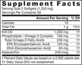 Olio di Krill 1200mg - Olio di Krill 60 capsule molli