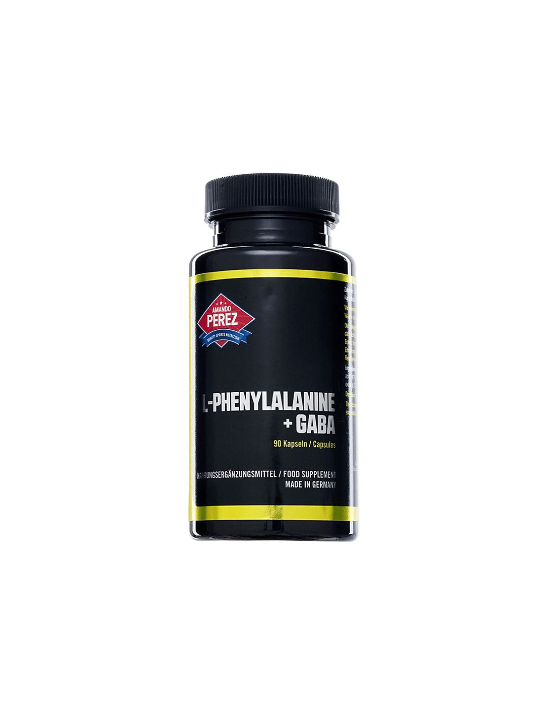 Riduce lo stress e l'appetito - L-fenilalanina + Gaba, 90 capsule