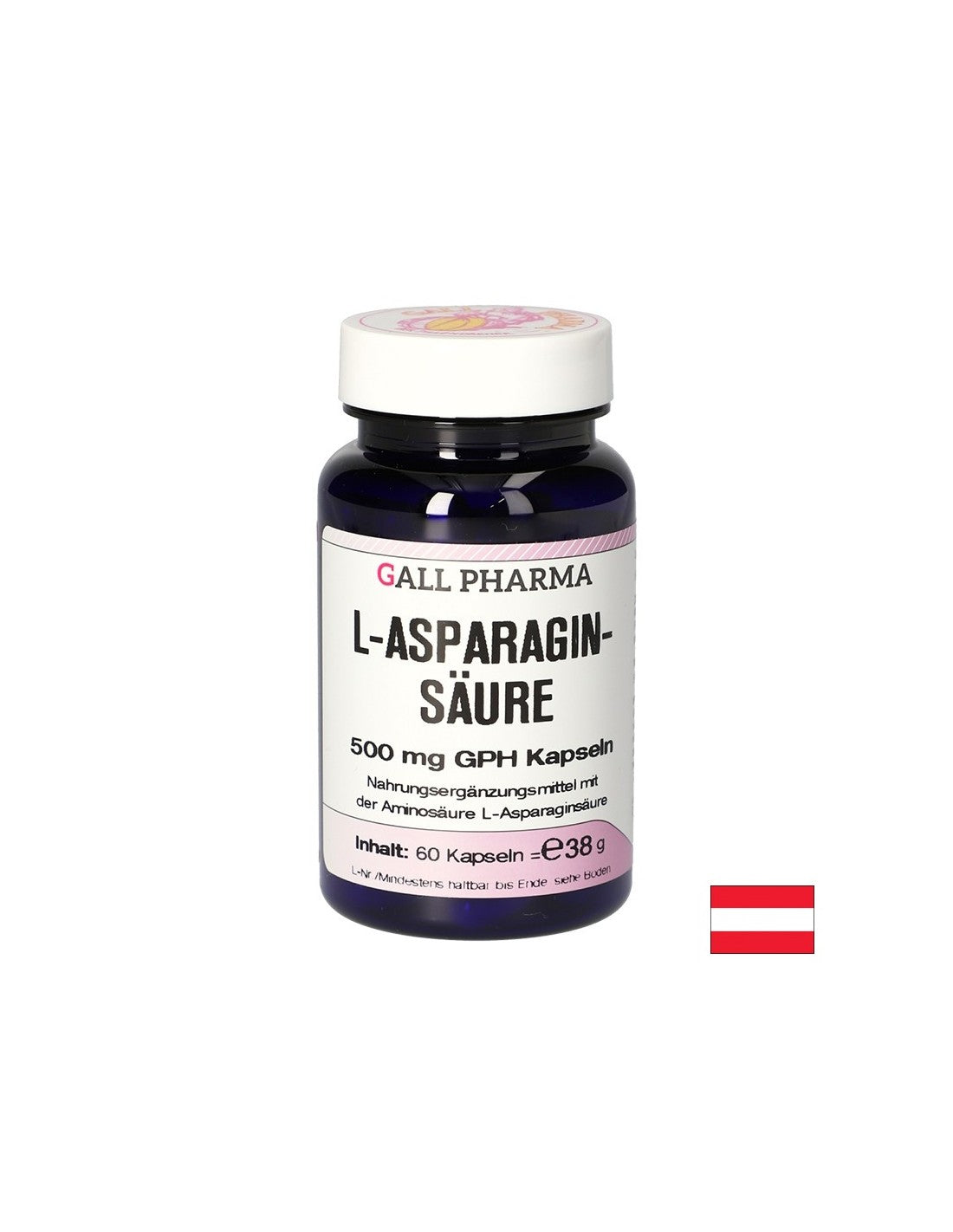 Funzione nervosa e cerebrale - Acido L-Aspartico, 500 mg x 60 capsule