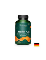 L-Arginina Plus Maca, Cordyceps e Tribulus - L-Arginina Plus (con Maca, Cordyceps, Tribulus), 270 capsule <tc>Vegavero</tc>