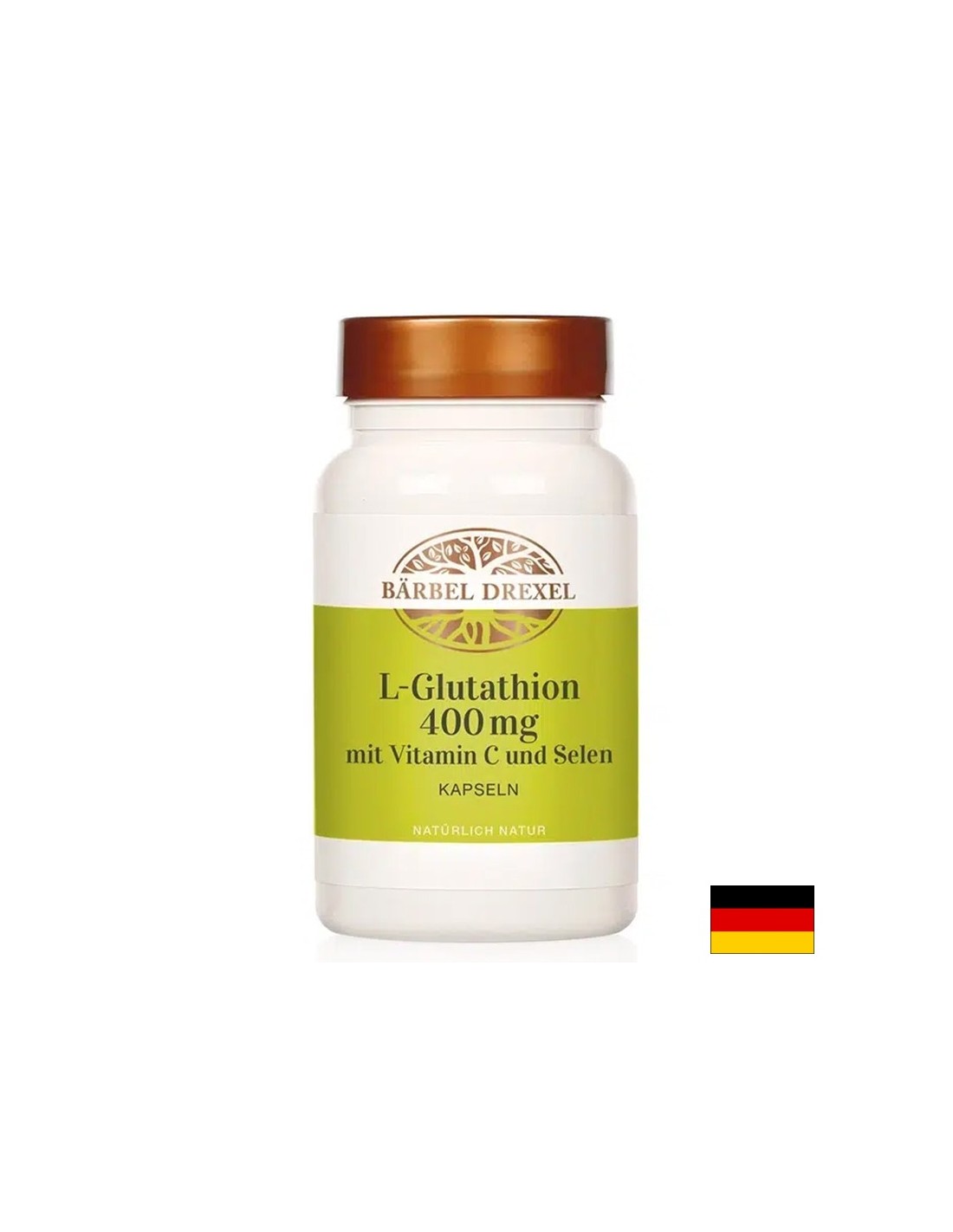 L-glutazione con vitamina C e selene - Come disintossicante e antiossidante, 60 capsule