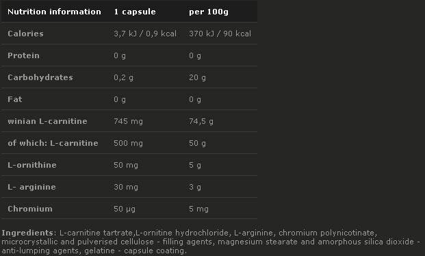 L-CARNITINA 500 FORTE PLUS 60 capsule
