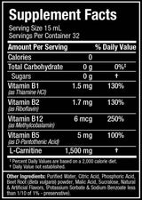 L-Carnitina 1500 Liquido - 480 ml