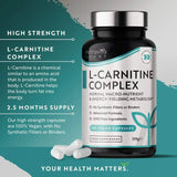 Complesso di L-Carnitina/L-Tartrato//150 capsule, 75 dosi/ <tc>Nutravita</tc>