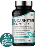 Complesso di L-Carnitina/L-Tartrato//150 capsule, 75 dosi/ <tc>Nutravita</tc>