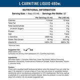 L-Carnitina Liquid 3000 Con Tè Verde - 480 ml